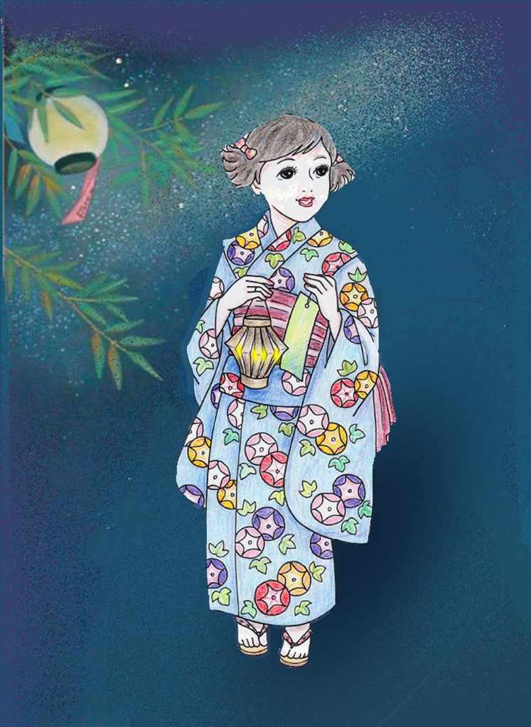 "七夕ぬりえ"fotolia.com の ストック画像とロイヤリティフリーのベクターファイル さんぽ路:七夕 塗り絵