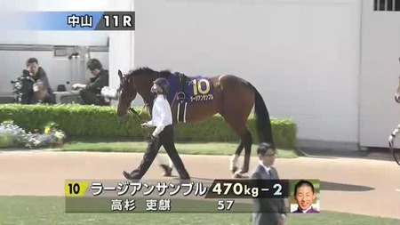 皐月賞８着ラージアンサンブルが右前肢骨折、手術へ