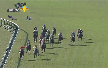 【京都3R】幸さんまた落馬