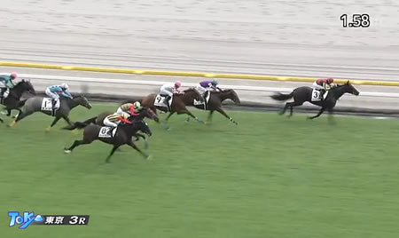 クロワ全弟チャリングクロス2戦目で未勝利勝ち上がる