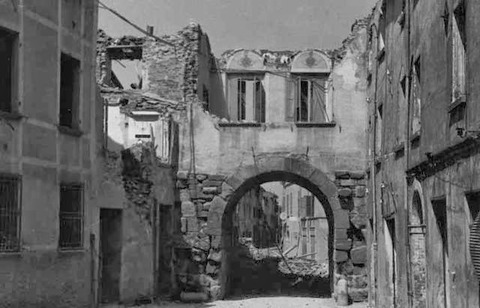 Porta Montanara foto bombardamenti