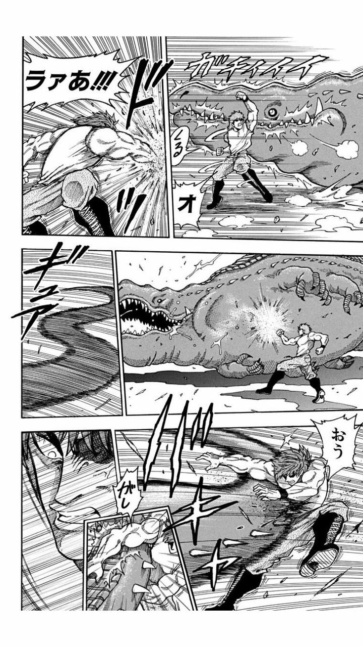 悲報 トリコさん 捕獲レベル8のガララワニに喧嘩を売られイキってしまう ガー速