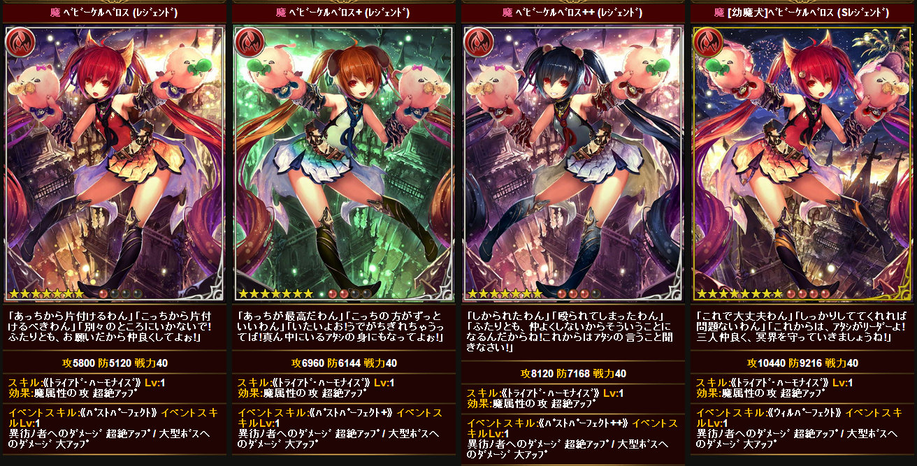冥誕の幼魔犬と希望の勇騎士ガチャ 追加カード 腹パン跡地 フィーナちゃんとの思ひ出 冥誕の幼魔犬と希望の勇騎士ガチャ 追加カード 腹パン跡地 フィーナちゃんとの思ひ出