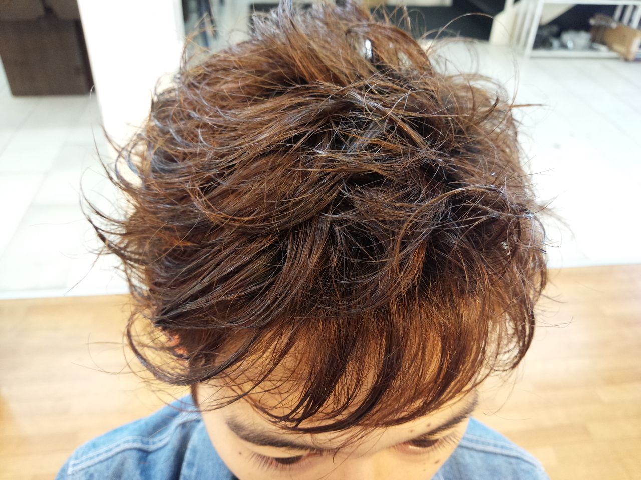 新生活ヘア ツーブロックのピンパーマ 富士宮市luck Hairのブログ