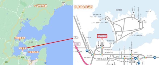 和倉温泉地図連結NN