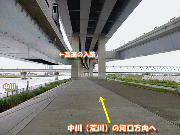 NN170河口へ