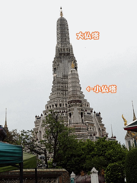 544大仏塔と小仏塔(大きすぎてうまく撮れない)