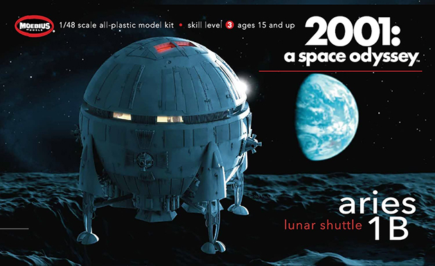 関連商品】『2001年宇宙の旅』に登場したアリエス1B宇宙船のプラモデル 
