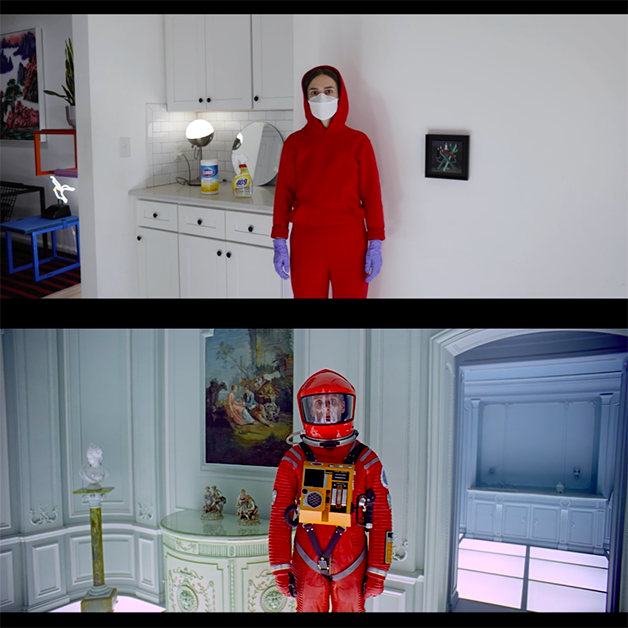 パロディ 01年宇宙の旅 のフィナーレを隔離された日常を送る女性の物語として再構築して再現 パロディ映像が話題に Kubrick Blog Jp スタンリー キューブリック