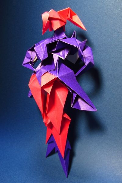 女性タイプの折り紙ロボットの試作 工房かしの木の工作日記 女性タイプの折り紙ロボットの試作 工房かしの木の工作日記