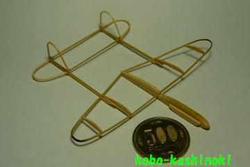 竹ひごの飛行機その２ 工房かしの木の工作日記