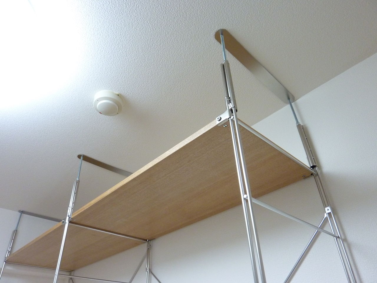 無印 ステンレスユニットシェルフ つっぱり パーツ（大） スチール