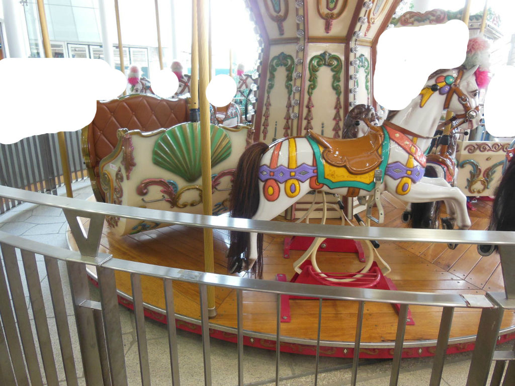 WINS 新白河」（福島県白河市） : メリーゴーランド（メリーゴー
