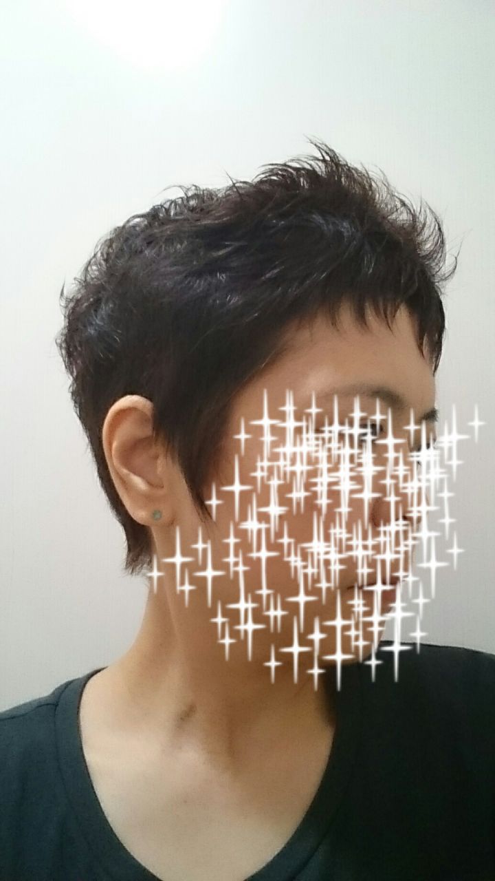 脱ウィッグ 自毛デビュー 猫とともにのんびりまったり