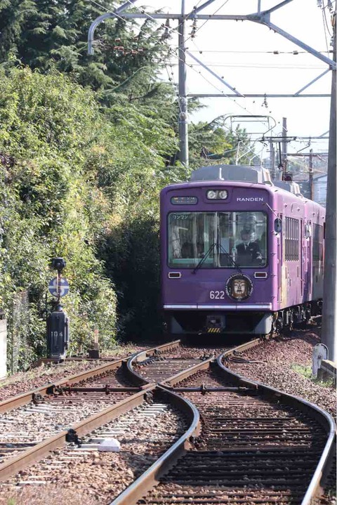 嵐電_観音電車