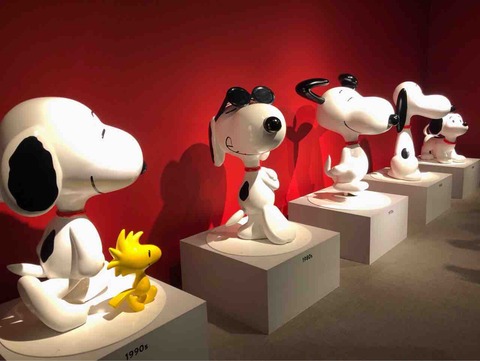 スヌーピーミュージアム展_歴代スヌーピー
