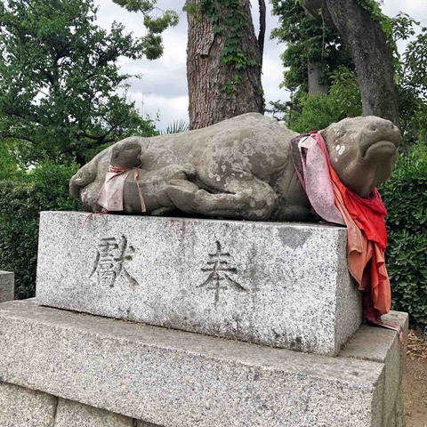 北野天満宮_親子牛