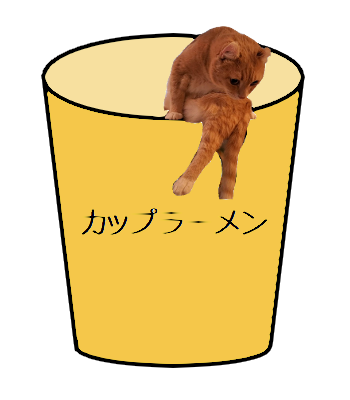 カップのふちこーちゃん