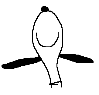 猫が上を向いているときの絵を描いてみる 我が家の猫にゃんず