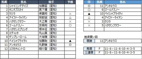 20230315名古屋9R