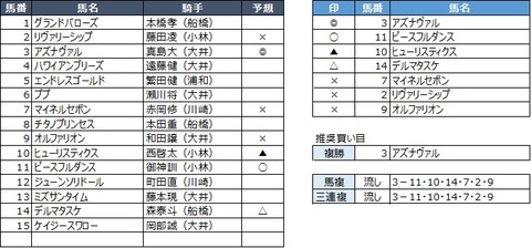 20190729大井4R