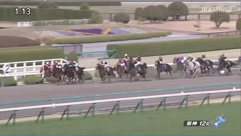 20190331阪神12R落馬02