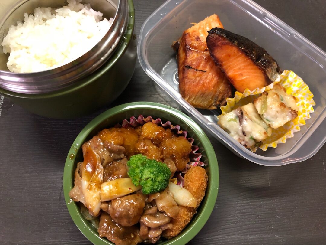 どんぶり型お弁当箱 540サイズは旦那には小さい 野球小僧10年間のお弁当