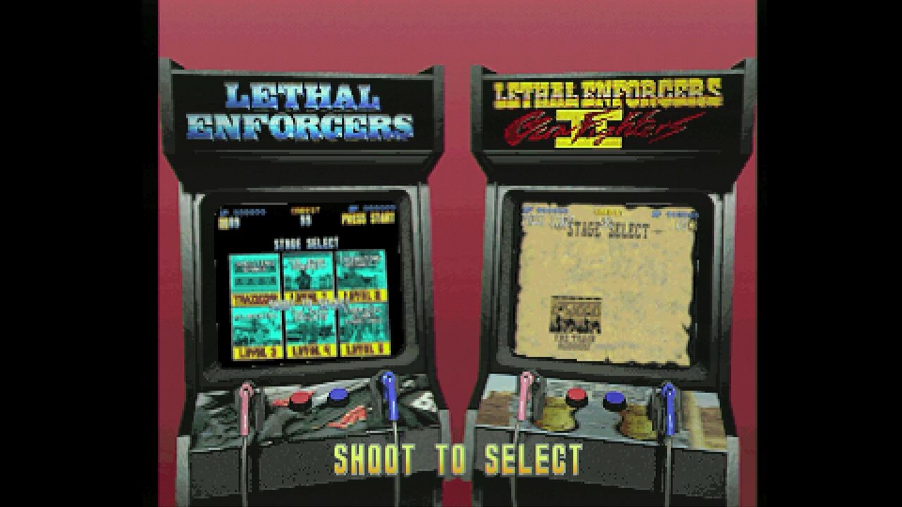 j6 リーサルエンフォーサーズ　シューティングゲーム　動作未確認 リーサルエンフォーサーズ 2P専用ガン LETHAL ENFORCERS gun