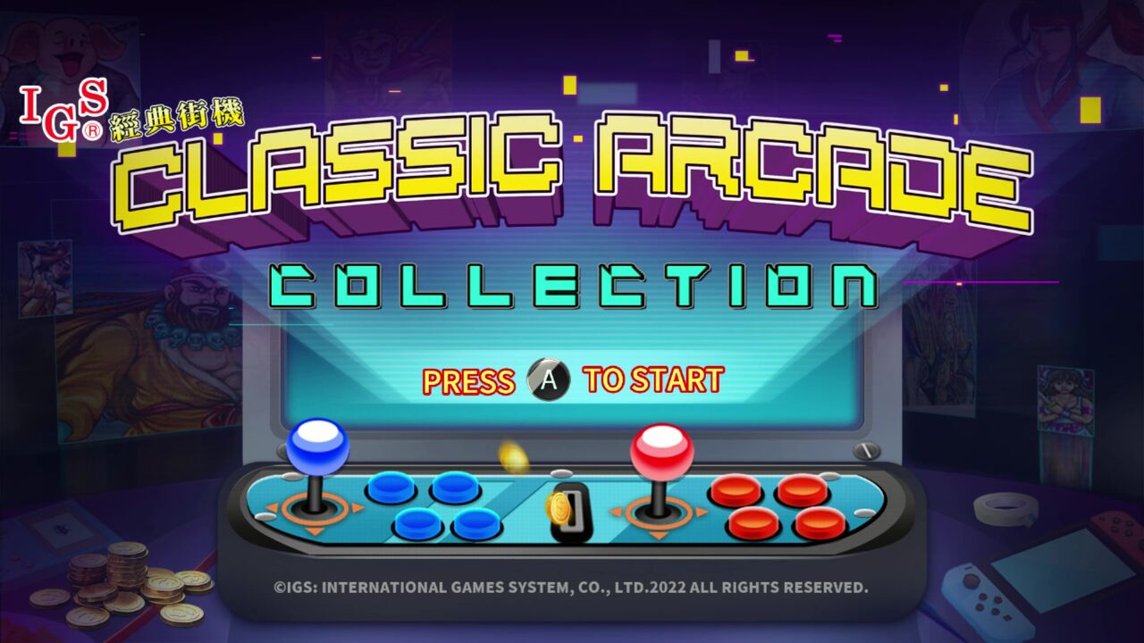 IGS Classic Arcade Collection Per Nintendo Switch – Versione Asiatica (GIOCO IN INGLESE) – Nuovo Sigillato