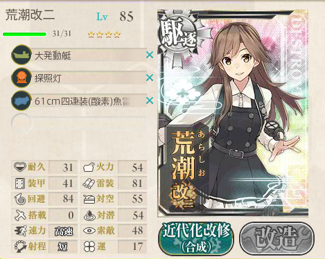艦これ系 荒潮がとんでもねぇぞ だんぼーるはうすinブログ