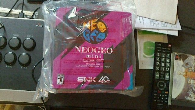 雑談 ネオジオミニ インターナショナルが届いたぞぇ だんぼーるはうすinブログ