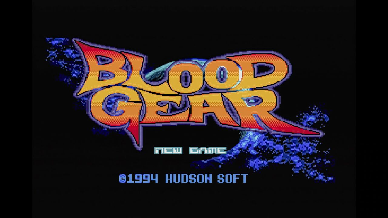 PCエンジン ブラッドギア bloodgear ハドソンHUDSON 国内正規