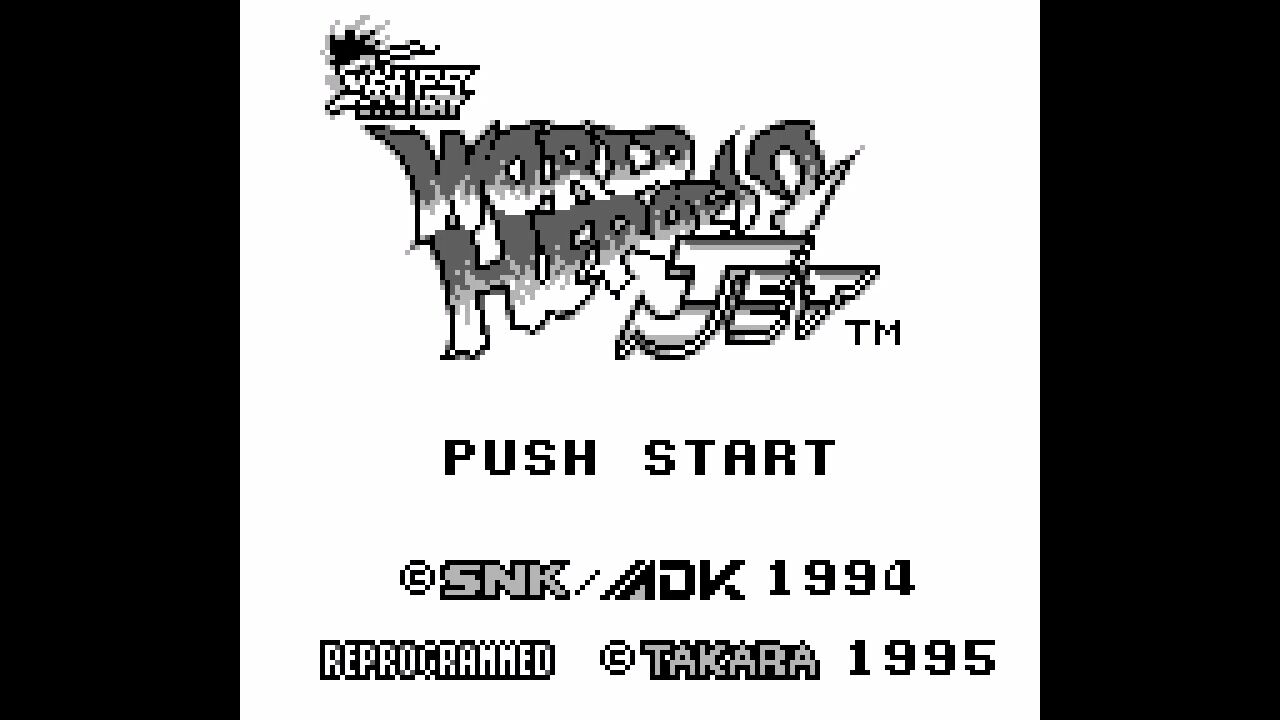 説明書のみ]GB 熱闘 ワールドヒーローズ2 JET ゲームボーイ