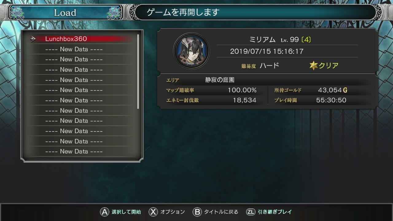 Switch ブラッドステインド リチュアルオブザナイト だんぼーるはうすinブログ