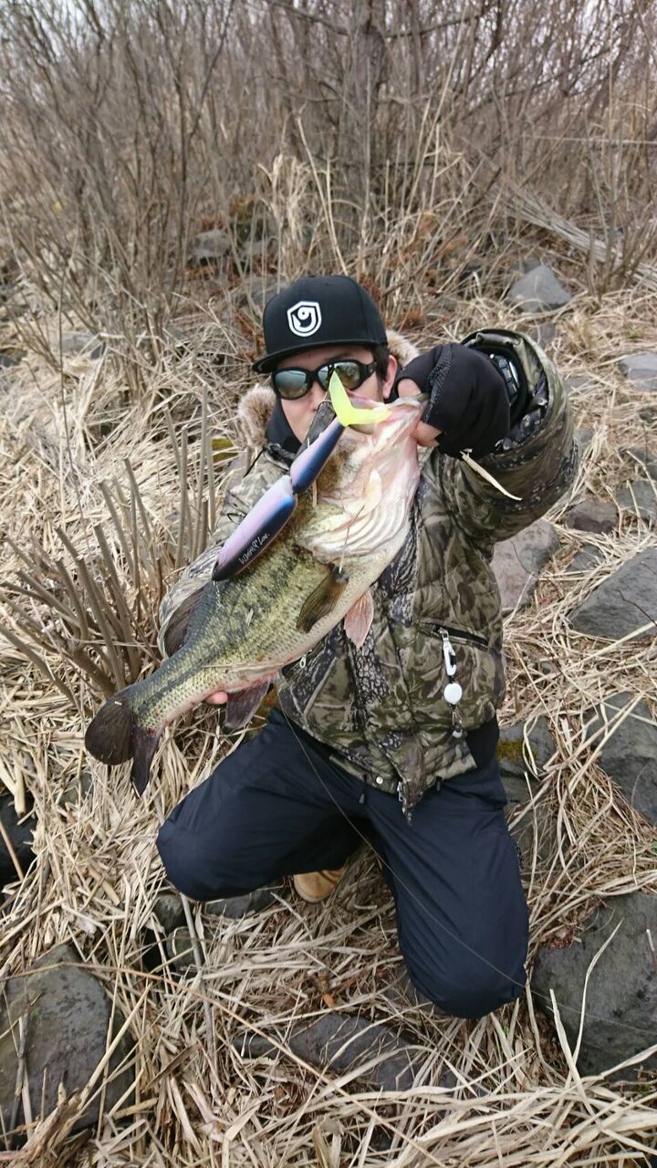 初バス頂きました 八郎潟ブラックバス釣果情報 Lure Shop O Z Blog 初バス頂きました 八郎潟ブラックバス釣果情報 Lure Shop O Z Blog