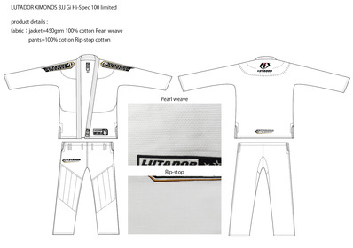 lutador kimonos product details