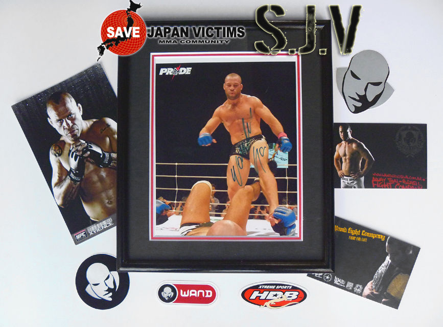 ヴァンダレイ・シウバ プライド 直筆サイン入りステッカー