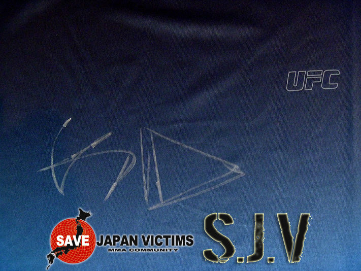 SJV 山本“KID”徳郁 選手 提供 UFC トレーニングT サイン入り : LUTADOR