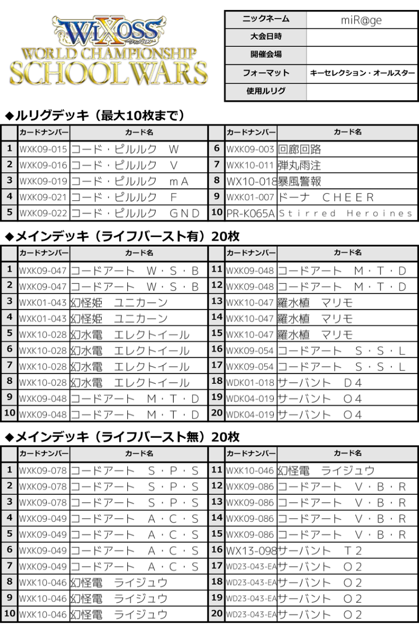 緑ピルルク 草案 エア決闘者は思考する