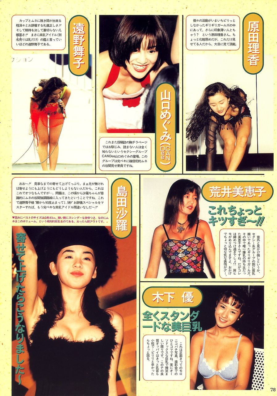 原田理香 山口めぐみ 遠野舞子 荒井美恵子 木下優 島田沙羅 段ボール箱の中身 原田理香 山口めぐみ 遠野舞子 荒井美恵子 木下優 島田沙羅 段ボール箱の中身