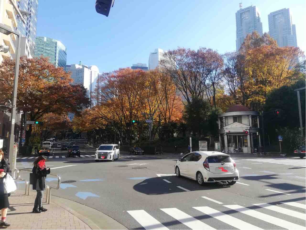 鳳凰号で西新宿へ行く ボランティア 障害者 高齢者等対応 研修会 鳳凰号に乗って路地裏を走る