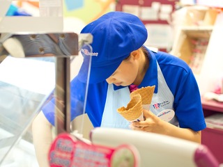 アイスを準備。。。