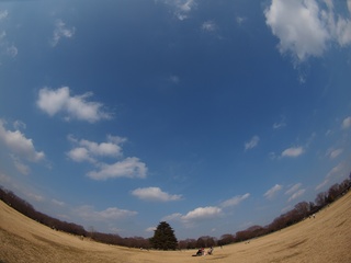 丸い空、丸い大地。(ZD8FishEye)