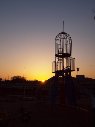 夕焼けジム。
