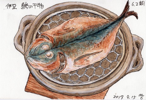 170612伊豆鯵の干物