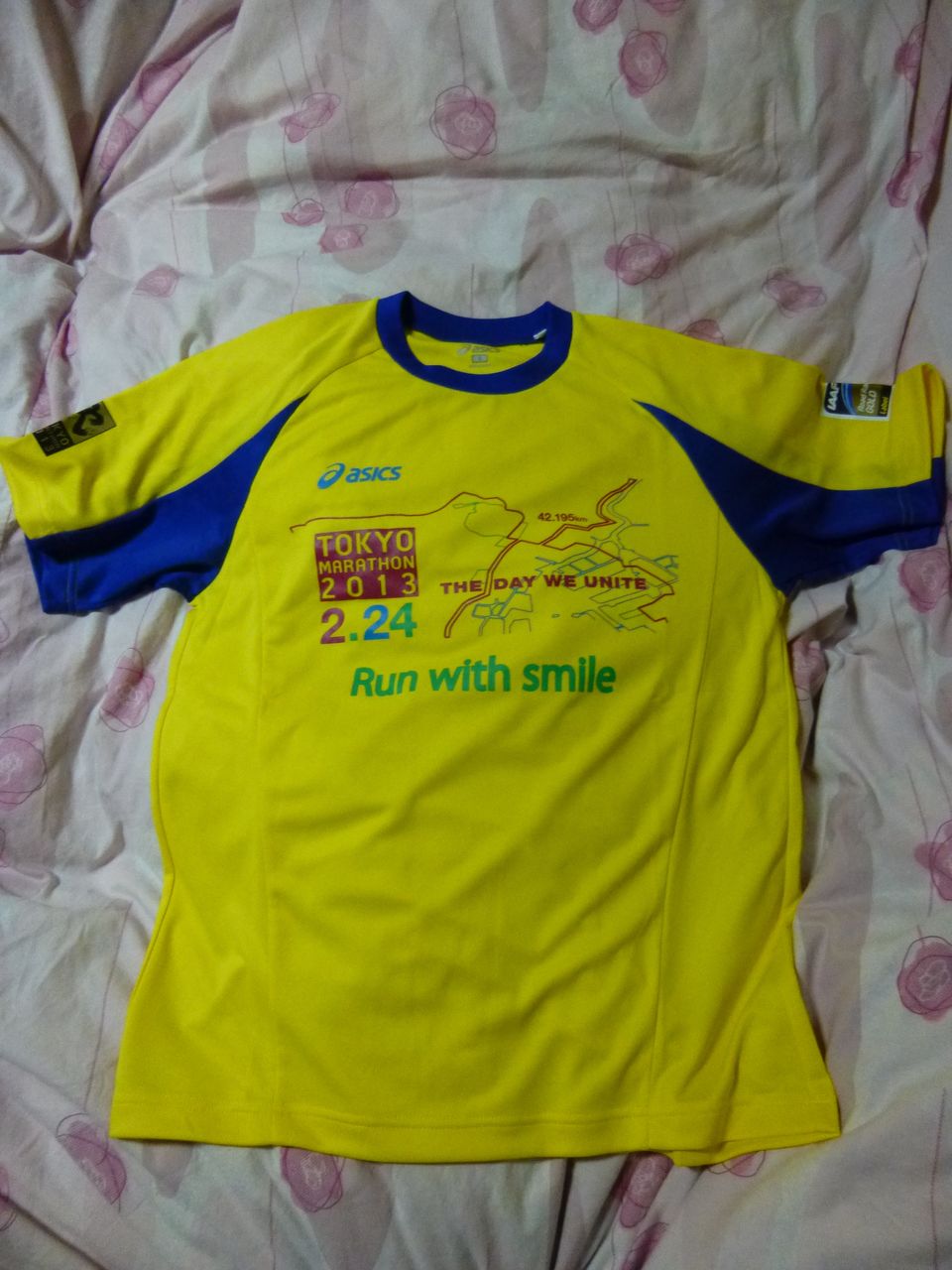 東京マラソン 参加賞のｔシャツ カルメンの日記帳