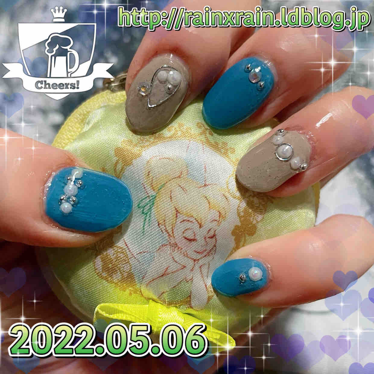 セルフジェルネイル くすみブルー グレージュのソリッドネイル Rain Rain Blog Style セルフジェルネイル くすみブルー グレージュのソリッドネイル Rain Rain Blog Style