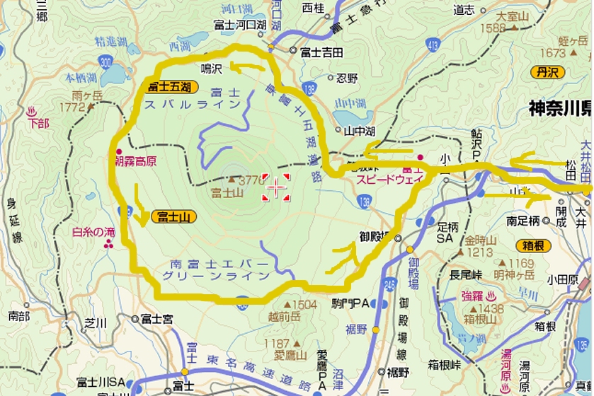 富士山 一周 自転車