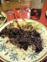 牛肉のブラックビーンソース炒め