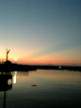 夕暮れ